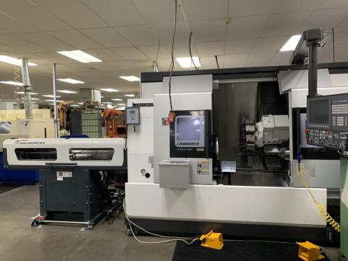 live tool lathe with bar feeder